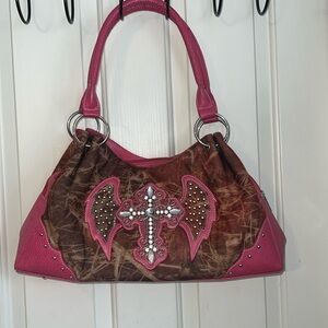 Camo purse with fading